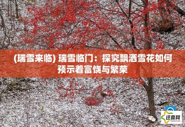 (瑞雪来临) 瑞雪临门：探究飘洒雪花如何预示着富饶与繁荣